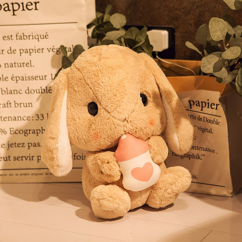 43cm Cute Stuffed Rabbit Plush Toy Soft Toys cushion Bunny Kid Pillow Doll Birthday Gifts for Children Baby Accompany Sleep Toy - Executive-Skincare