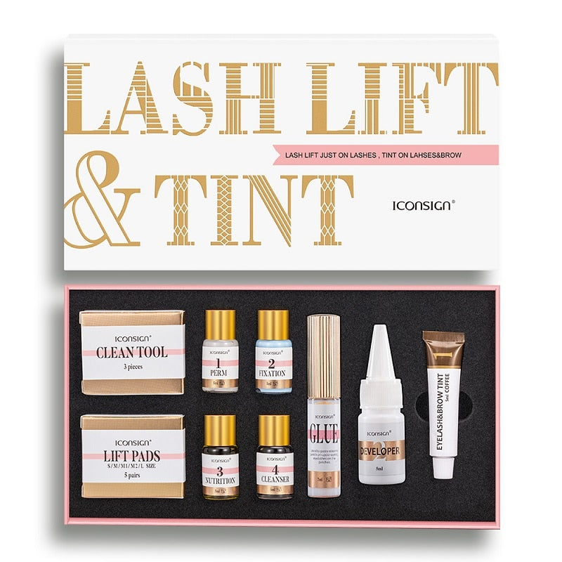 Dropshipping ICONSIGN Lash Lift Kit And Brow Dye Tint Kit Lifting Eyelashes Brow Lift Brow Dye Tint Lash Lifting Kit Eye Makeup - Executive-Skincare