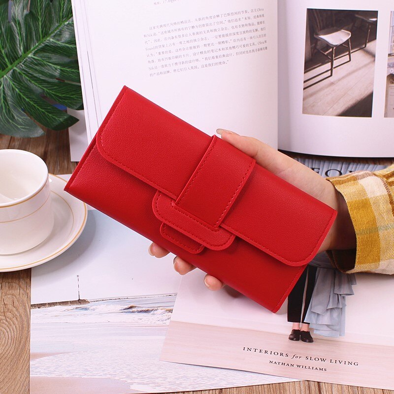 2022 Long Women Wallets Free Name Customized Lady’s New Fashion Quality PU Female Wallet Photo Holder Card Holder Women&#39;s Purse - Executive-Skincare