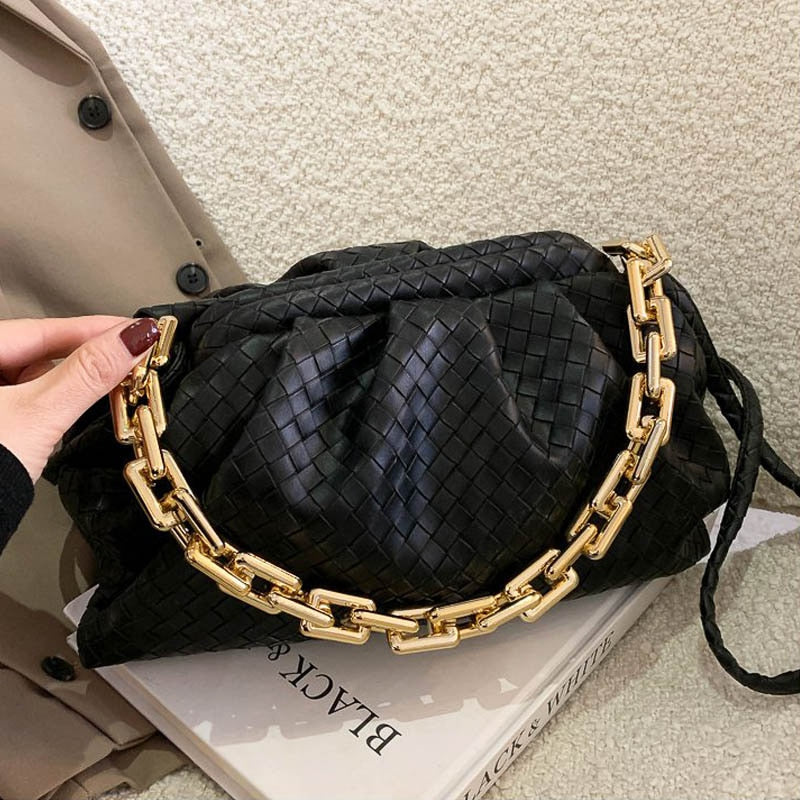 SWDF Luxury Brand Handbag Women&#39;s Bag Pu Leather Fashion Thick Chain Shoulder BagsTrendy Crossbody Bags For Women 2022 New Purse - Executive-Skincare