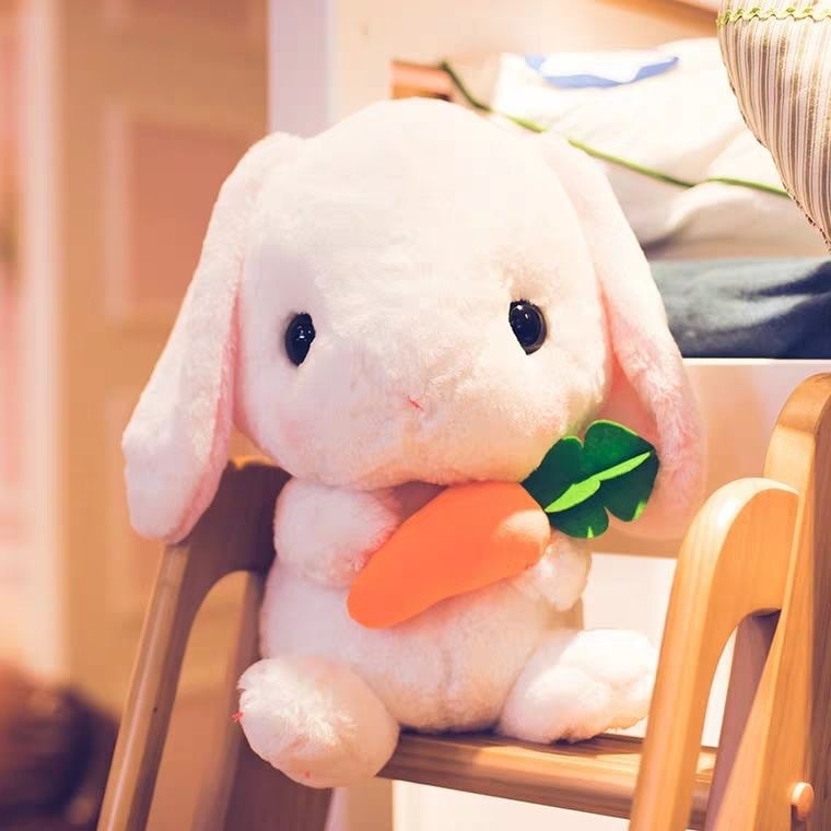 43cm Cute Stuffed Rabbit Plush Toy Soft Toys cushion Bunny Kid Pillow Doll Birthday Gifts for Children Baby Accompany Sleep Toy - Executive-Skincare