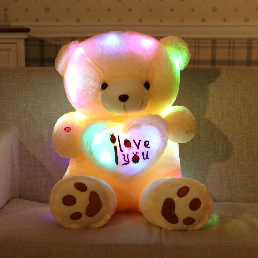 50/70/90 CM I Love You Teddy Bear Large Stuffed Plush Toy Holding LOVE Heart Soft Gift for Valentine Day Girls&#39; Birthday Gift - Executive-Skincare