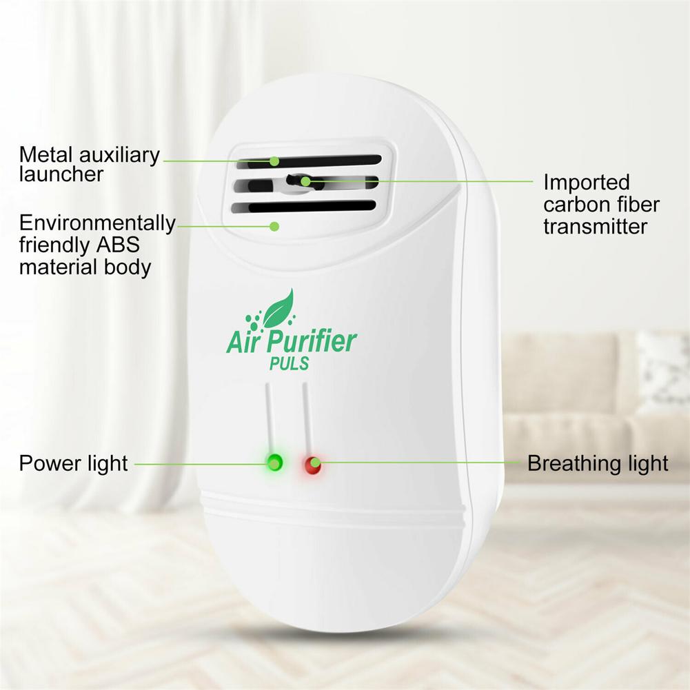 Portable Air Purifier Plug-in Negative Ion Generator Air Cleaner ,EU Plug/US Plug - Executive Quality Store