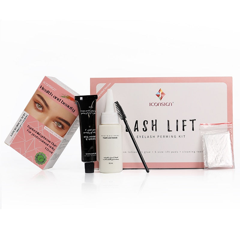 ICONSIGN Upgrade Version Lash Lift Kit and Lash Brow Dye Tint Kit Lifting Eyelash Brow Dye Mascara Eye Makeup Tools Dropshipping - Executive-Skincare