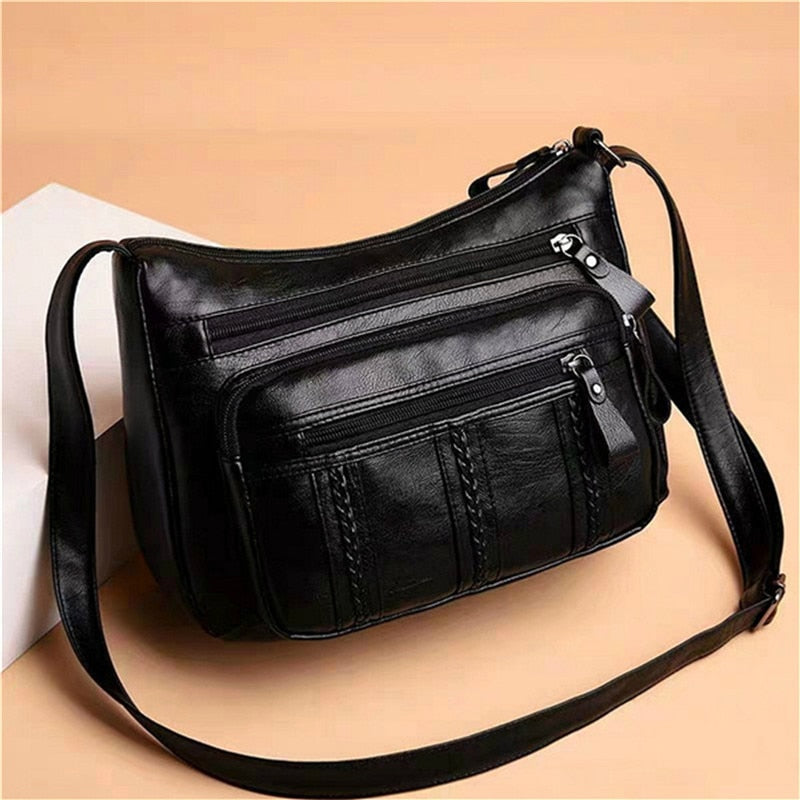 2022 New Women Crossbody Bag Soft Pu Leather Shoulder Bag Good Quality Messenger Bag Purse Ladies Handbags - Executive-Skincare