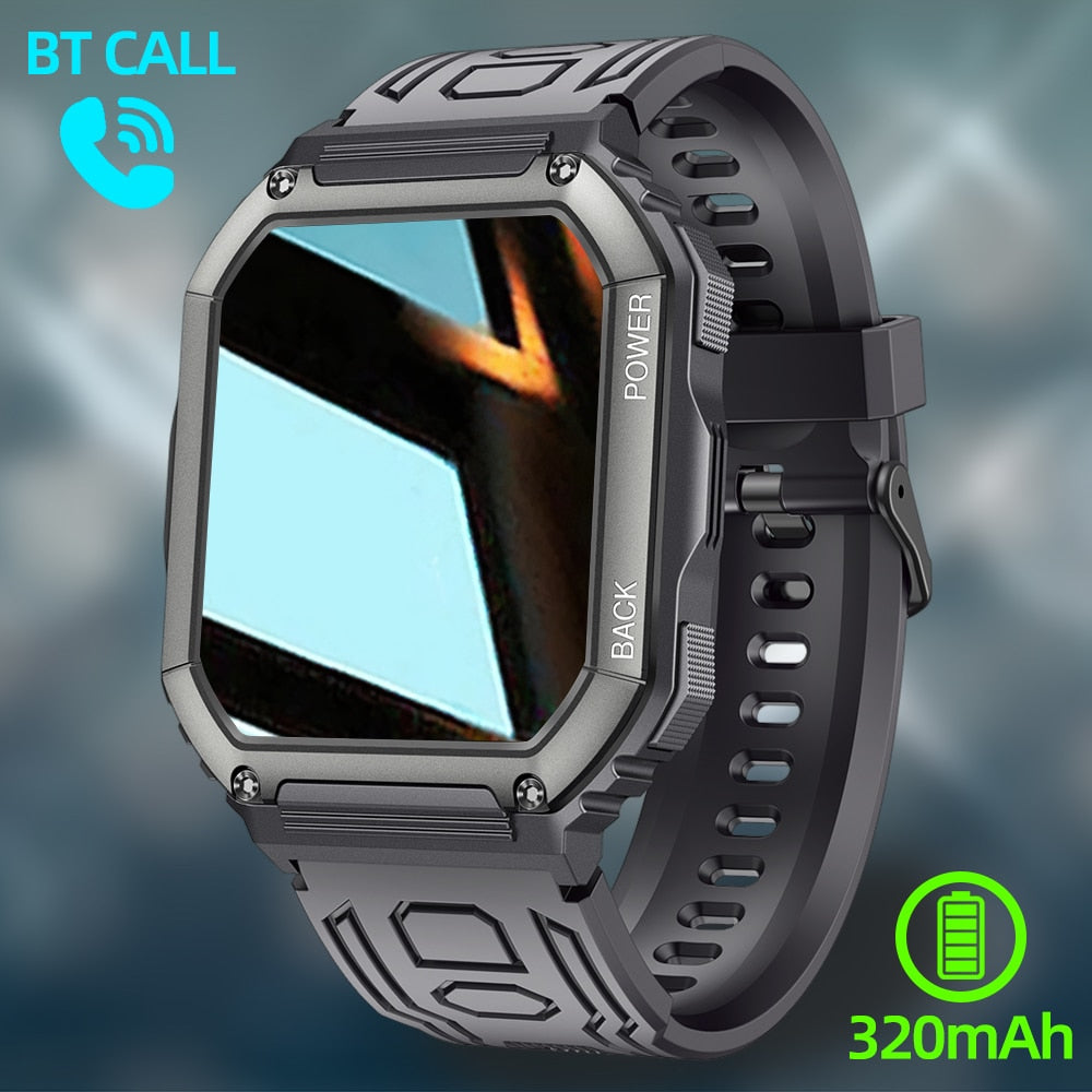 SENBONO C20S New Smart Watch Men Big Battery Music Play Fitness Tracker Bluetooth Dial Call Sport Smartwatch Men for IOS Android - Executive-Skincare