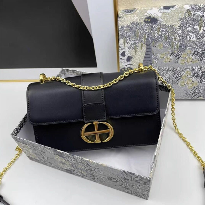 luxury bag Female bag luxury designer bags for women 2023 newOne shoulder crossbody bag Cowhide one shoulder small square bag - Executive-Skincare