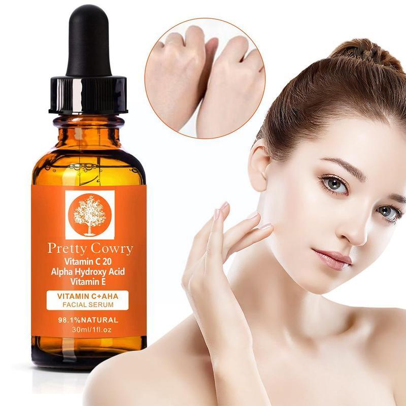 30ml Pretty Cowry Natural Face Serum Hyaluronic Acid Care Skin Face C Anti Vitamin Serum O1l2 - Executive-Skincare