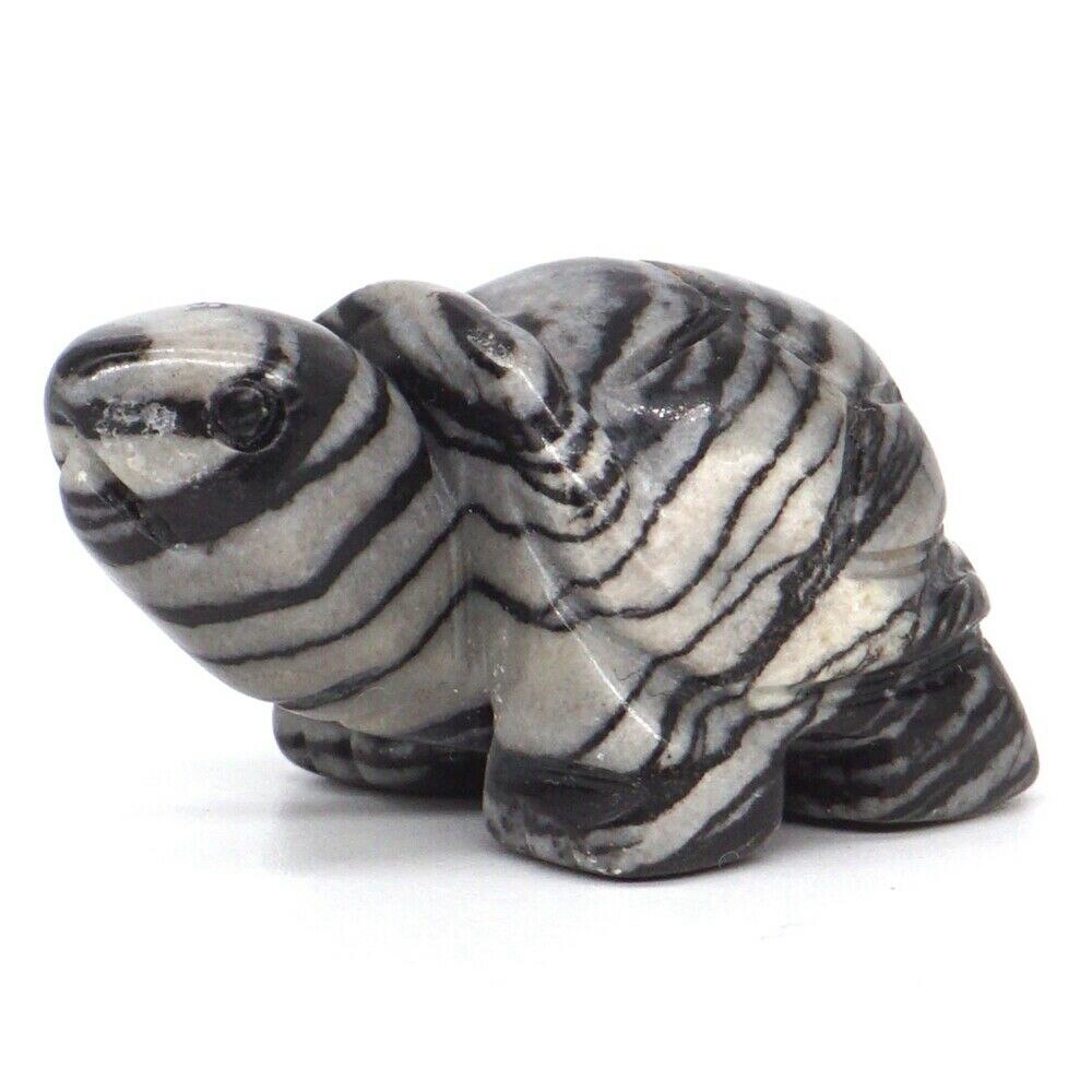 1.5&quot; Tortoise Statue Natural Gemstone Carving Healing Crystal Animals Figurines Reiki Stones Decoration Wholesale - Executive-Skincare