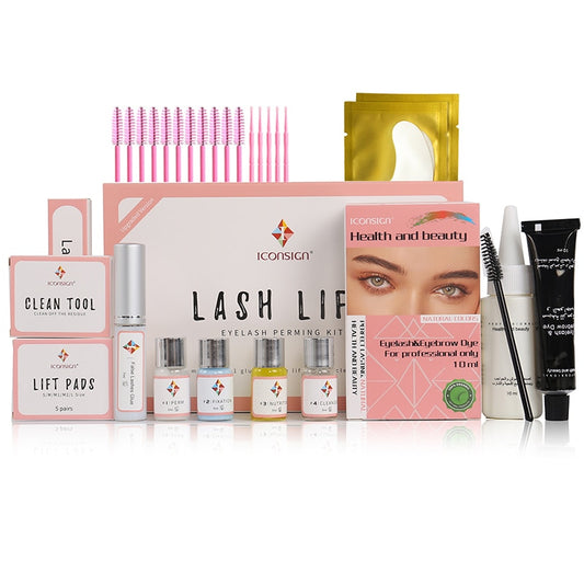 ICONSIGN Upgrade Version Lash Lift Kit and Lash Brow Dye Tint Kit Lifting Eyelash Brow Dye Mascara Eye Makeup Tools Dropshipping - Executive-Skincare