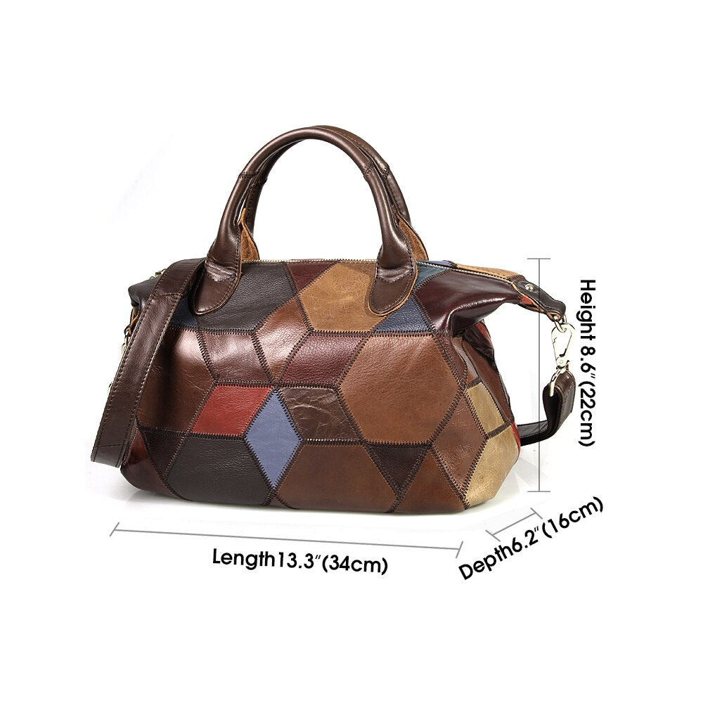 Cobbler Legend 2021 Genuine Leather Shoulder Bag for Women Luxury Handbag Crossbody top-handle bag Women tote Bags Ladies Purse - Executive-Skincare