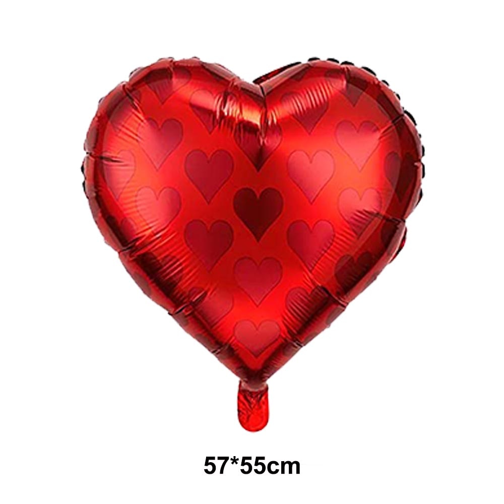 Big Red Heart Balloons Love Bear Balloons Romantic Decorations Teddy Bear Balloons Valentines Balloons Wedding Party Decortion - Executive-Skincare