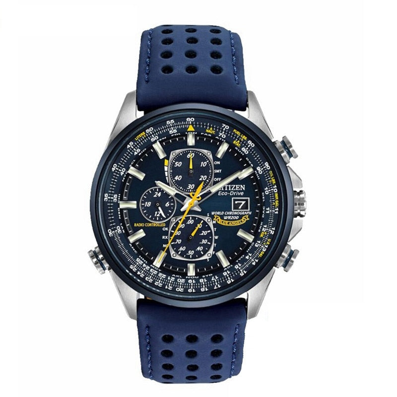 New Blue Angel Quartz Men&#39;s Watch WISH Fashion Men&#39;s Watch Waterproof 4 Button Multifunction - Executive-Skincare