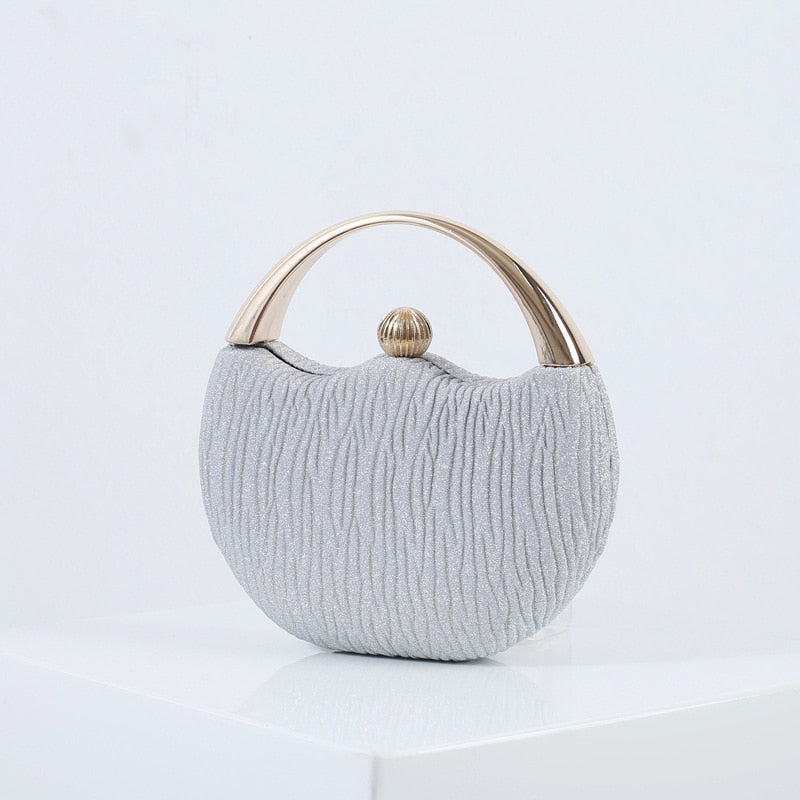 Wedding Clutch Bag Luxury Handbags For Women Elegant Round Shoulder Bag Female Small Party Evening Clutch Bag Purse Sac A Main - Executive-Skincare