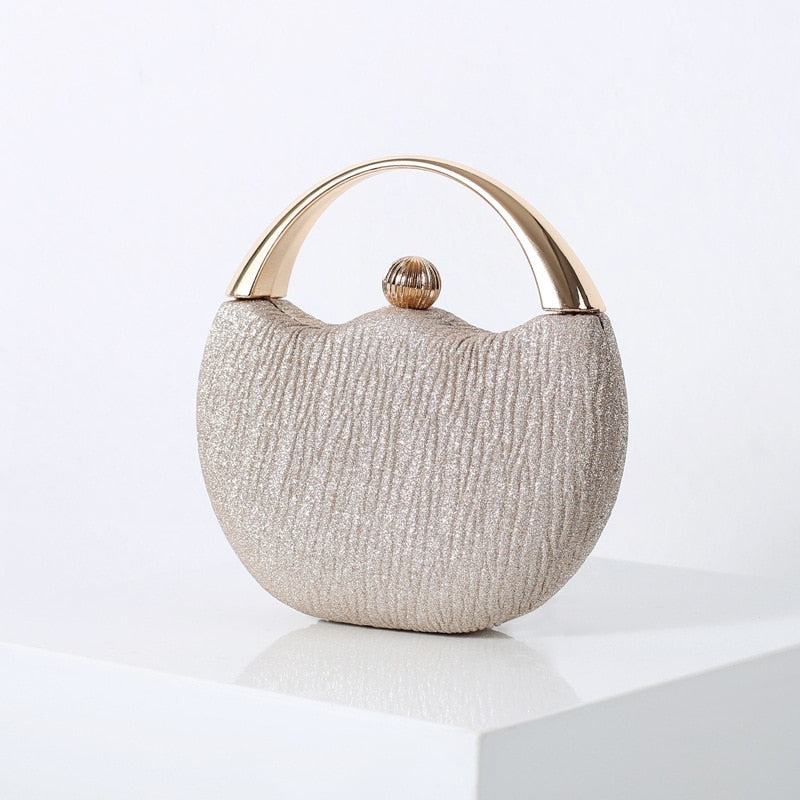 Wedding Clutch Bag Luxury Handbags For Women Elegant Round Shoulder Bag Female Small Party Evening Clutch Bag Purse Sac A Main - Executive-Skincare