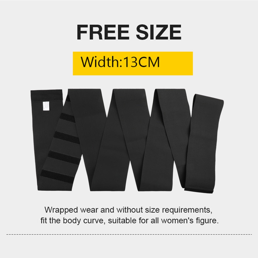 Waist Bandage Wrap Trimmer Belt Waist Trainer Body Shapewear Tummy Woman Flat Belly Slimming Gain Postpartum Sheath Belt Corset - Executive Quality Store