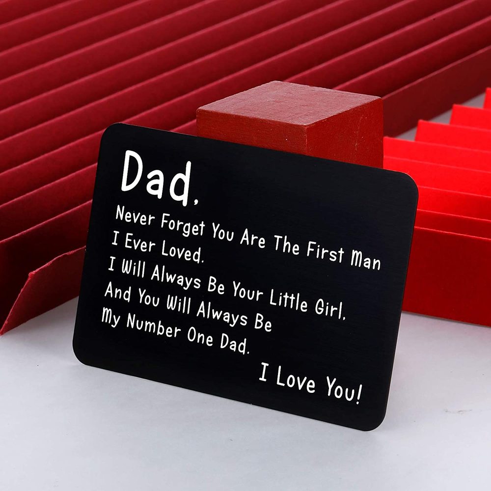 Wallet Insert Card Gifts for Him Men Husband Valentine From Wife Girlfriend Boyfriend Anniversary Birthday Gift for Groom Fiance - Executive-Skincare