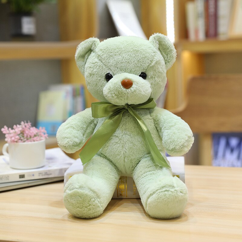 10 Colors 30cm Coloured Bear Plush Toys Stuffed Teddy Bear Soft Bear Wedding Gifts Baby Toy Birthday Gift Child Kids Brinquedos - Executive-Skincare