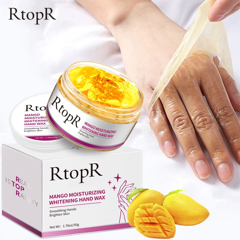 Mango Moisturizing Hand Wax Repair Exfoliating Calluses Acid Anti-Aging Hand cream Treatment Scrub Hand mask - Executive Quality Store