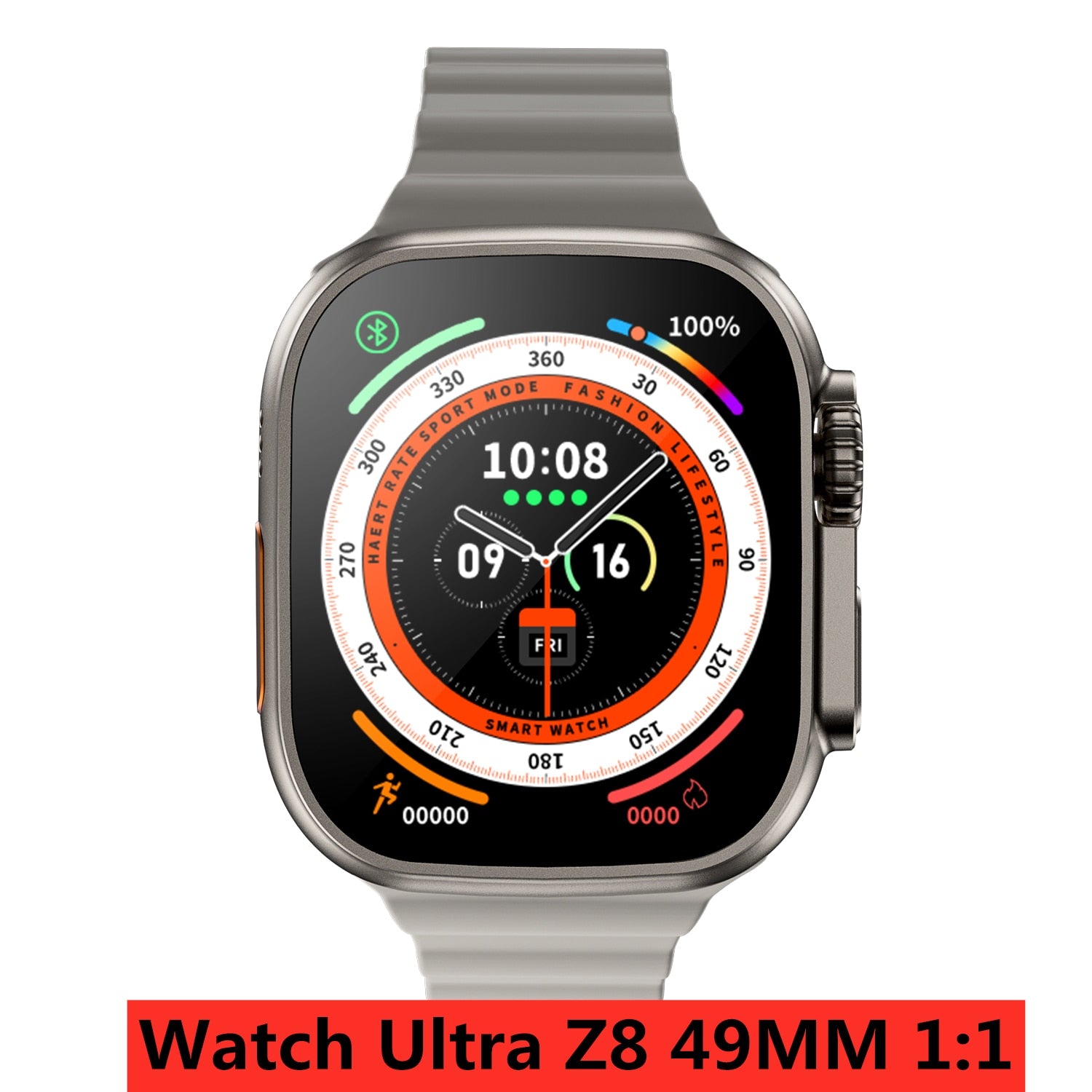 2022 Z8 Ultra MAX Smart Watch Series 8 Titanium Alloy 1:1 49mm Case Bluetooth Call NFC ECG IP68 Waterproof Smartwatch Men - Executive-Skincare