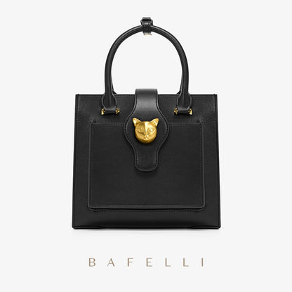 BAFELLI 2022 WOMEN&#39;S NEW HANDBAG CAT LUXURY LEATHER FASHION BUSINESS SHOULDER STYLISH CASUAL CROSSBODY FEMALE PURSE OFFICE LADY - Executive-Skincare