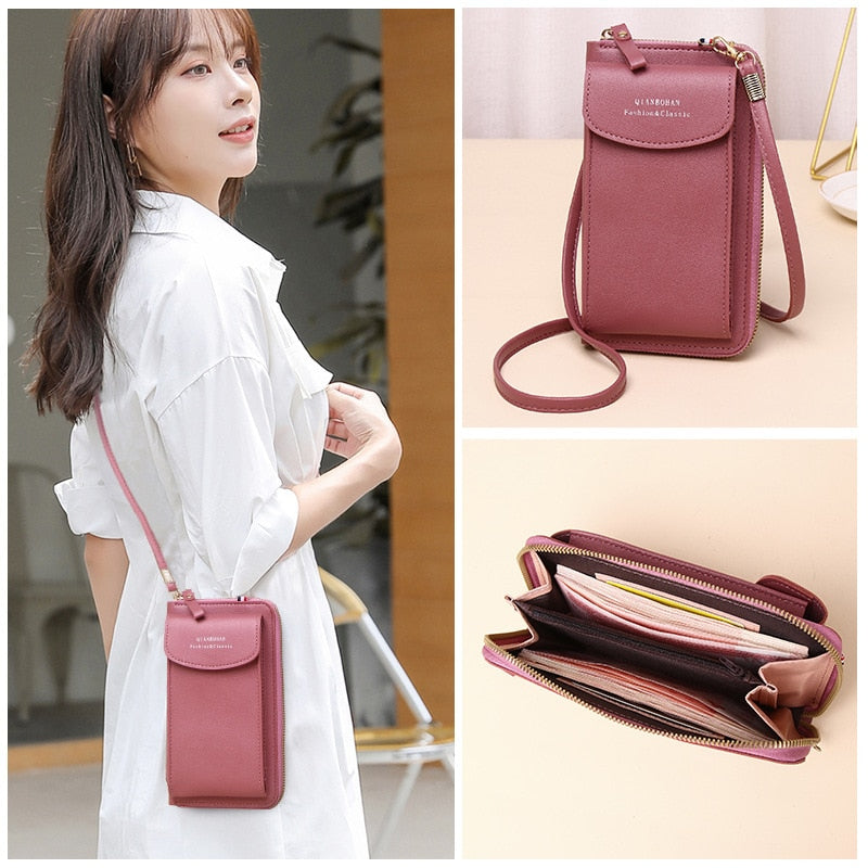 Fashion Women Small Handbags Crossbody Bags Mini PU Leather Shoulder Messenger Bag For GirlBolsas Ladies Phone Purse Zipper Flap - Executive-Skincare