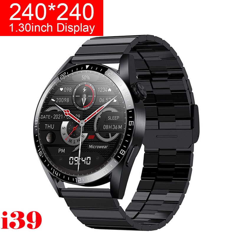 2022 Smart Watch Men Android GT3 1.5 inch Always Display Bluetooth Call IP68 Wateroproof Smartwatch for Men Huawei Xiaomi Iphone - Executive-Skincare