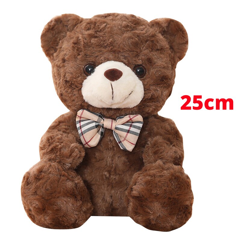 High Quality Cute Plush Teddy Bear Plush Pillow Lovely Bow-Knot Bears Plush Toys Stuffed Soft Animal Dolls Xmas Valentine&#39;s Gift - Executive-Skincare