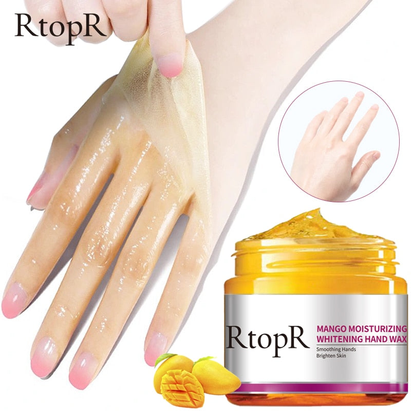 Mango Moisturizing Hand Wax Repair Exfoliating Calluses Acid Anti-Aging Hand cream Treatment Scrub Hand mask - Executive Quality Store