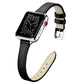 Slim Leather Strap for Apple watch band 44mm 40mm 38mm 42mm Soft Wrsit Belt bracelet for iWatch series 3 SE 5 4 6 watchband - Executive-Skincare