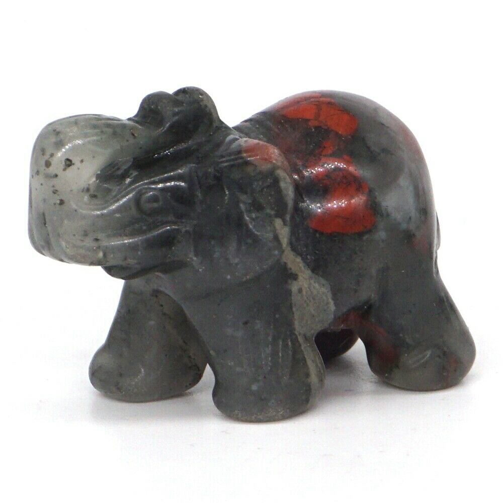 Elephant Statue Natural Gemstone Carved Healing Crystal Amethyst Quartz Animals Figurine Reiki Stones Lucky Decoration Wholesale - Executive-Skincare