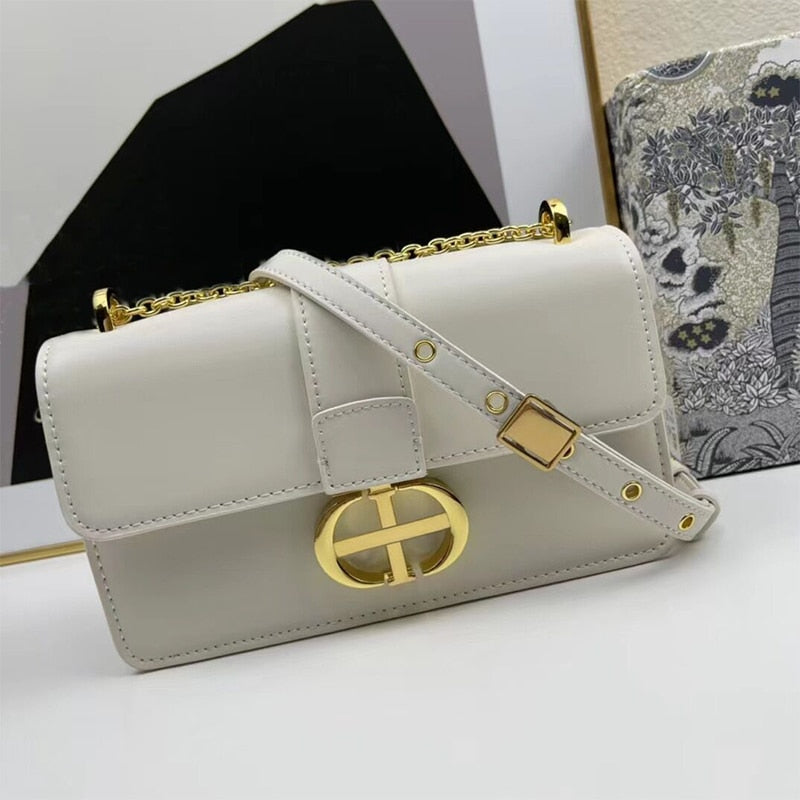 luxury bag Female bag luxury designer bags for women 2023 newOne shoulder crossbody bag Cowhide one shoulder small square bag - Executive-Skincare