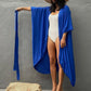 Beach Cover Up Kimono Women Summer 2022 New Pareo Swimsuit Cape Solid Bohemian Tunic Dresses Bathing Suits Dropshipping - Executive-Skincare