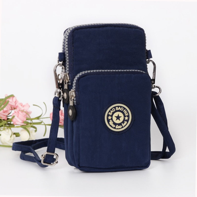 Small Shoulder Bags Nylon Women Mobile Phone Bags Mini Female Messenger Purse Lady Wallet New 2022 Female CrossBody Bag - Executive-Skincare