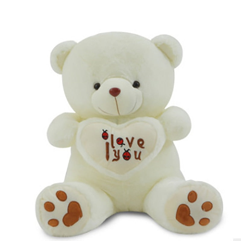 50/70/90 CM I Love You Teddy Bear Large Stuffed Plush Toy Holding LOVE Heart Soft Gift for Valentine Day Girls&#39; Birthday Gift - Executive-Skincare