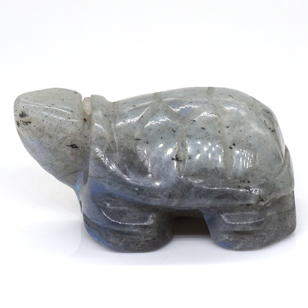 1.5&quot; Tortoise Statue Natural Gemstone Carving Healing Crystal Animals Figurines Reiki Stones Decoration Wholesale - Executive-Skincare