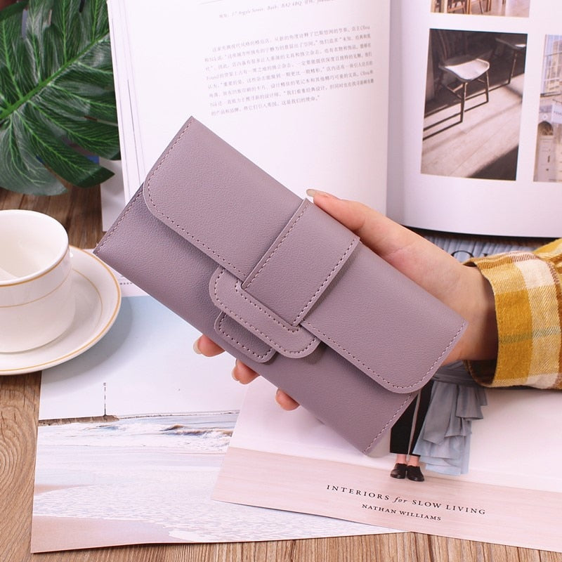 2022 Long Women Wallets Free Name Customized Lady’s New Fashion Quality PU Female Wallet Photo Holder Card Holder Women&#39;s Purse - Executive-Skincare