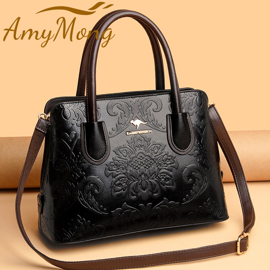 2021 Flower Pattern Luxury Designer Handbags Purses Ladies Shoulder Crossbody Messenger Bag Women Large Capacity Tote Sac A Main - Executive-Skincare