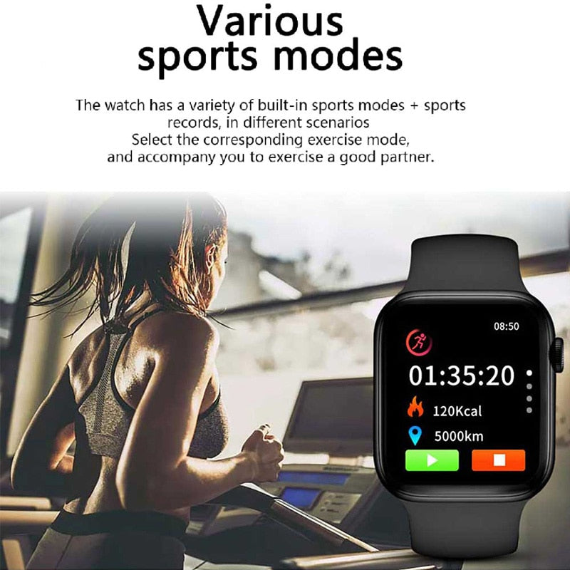 Calling Smart Watch Men 2022 Series 7 Original Women&#39;s Smartwatch Sleep Heart Rate Monitor Sports Watches for Android Iphone IWO - Executive-Skincare