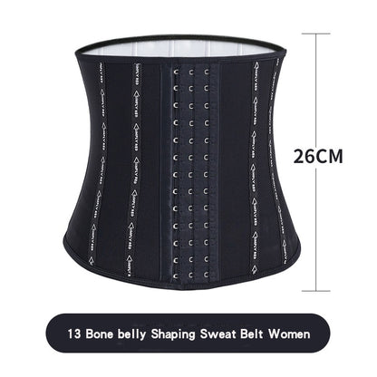 Sauna Sweat Belt Sweat To Lose Weight Woman Postpartum Waist Trainer Slimming Sheath Woman Flat Belly Fat Burning Girdle Corset - Executive Quality Store