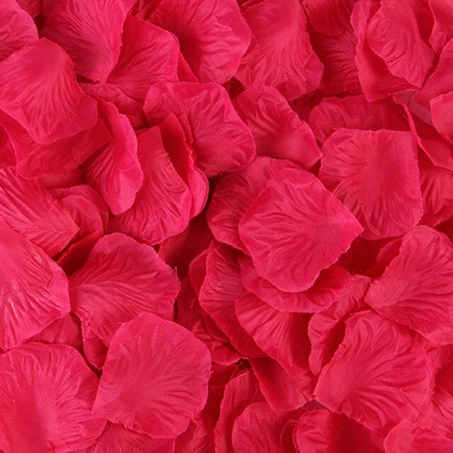 500/1000/3000 Pcs Of 5*5cm Artificial Rose Petal Artificial Flower Silk Petals Valentine&#39;s Day Wedding Flower Decoration Flowers - Executive-Skincare