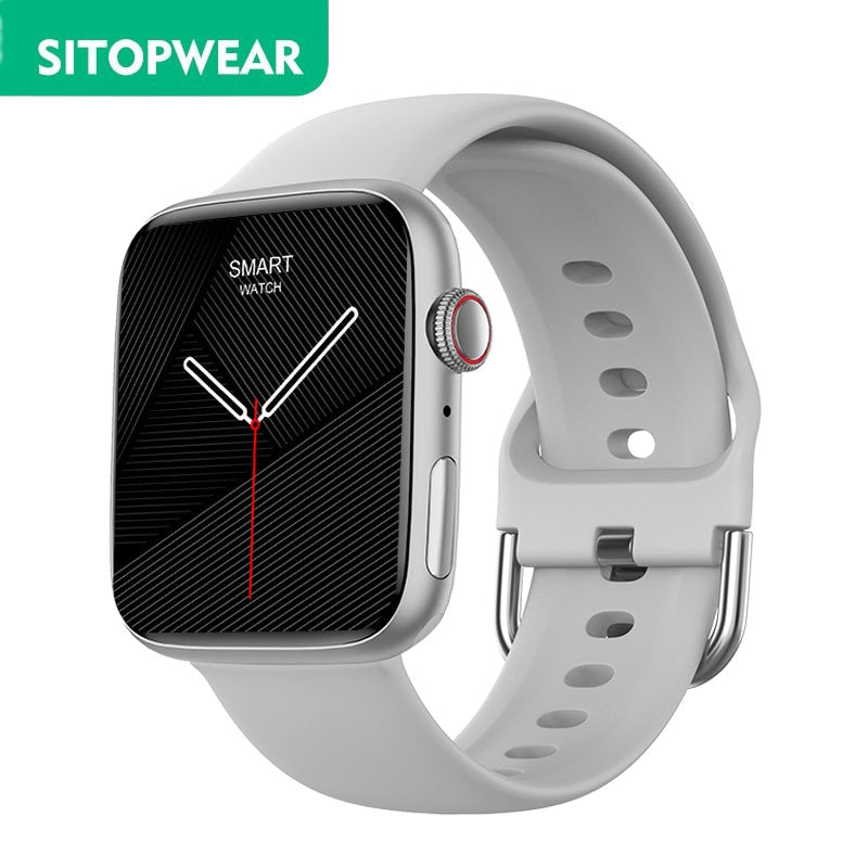 Men Women Smart Watch Bluetooth Calls Smartwatch Heart Rate Monitor Sport Fitness Bracelet Custom Watch Face Wireless Charging - Executive-Skincare