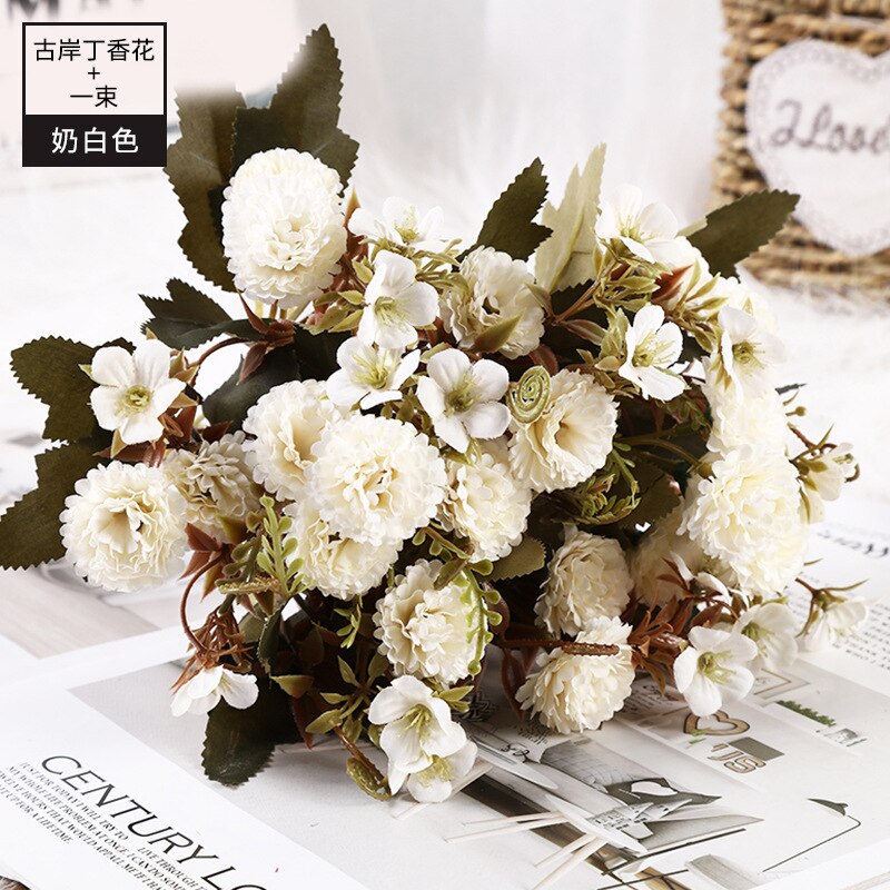 11pcs Bouquet Of DRIED Flowers ROSE Roses Bouquet Of Natural Air Dried Nordic Wind Wedding Home Decoration Valentine&#39;s Day Gift - Executive-Skincare