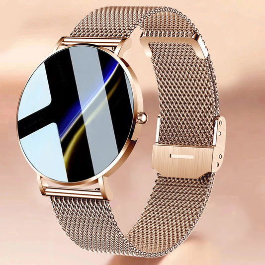 2022 New Ultra Thin Smart Watch Women 1.36&quot; AMOLED 360*360 HD Pixel Display Always Show Time Call Reminder Smartwatch Ladies+Box - Executive-Skincare