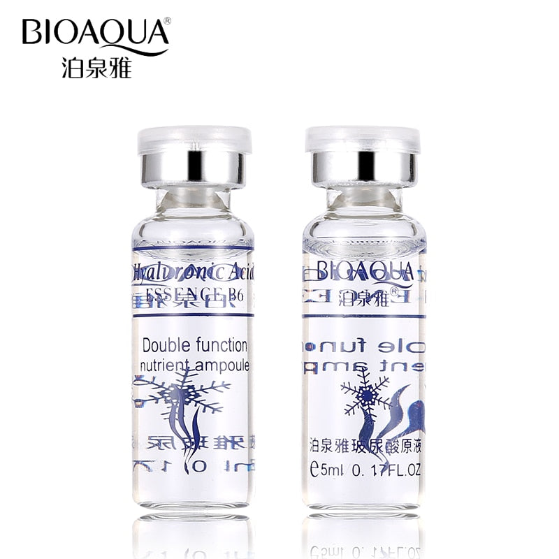 BIOAQUA 10pcs/lot Moisturizing Vitamins Hyaluronic Acid Serum Facial Skin Care Anti Wrinkle Anti Aging Collagen Essence Liquid - Executive-Skincare