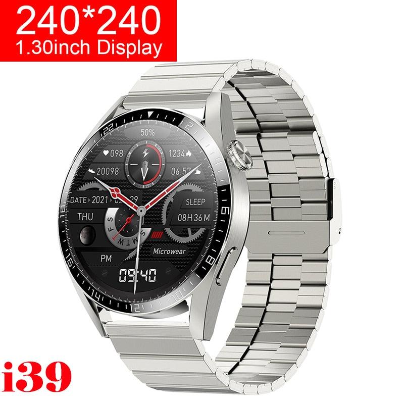 2022 Smart Watch Men Android GT3 1.5 inch Always Display Bluetooth Call IP68 Wateroproof Smartwatch for Men Huawei Xiaomi Iphone - Executive-Skincare