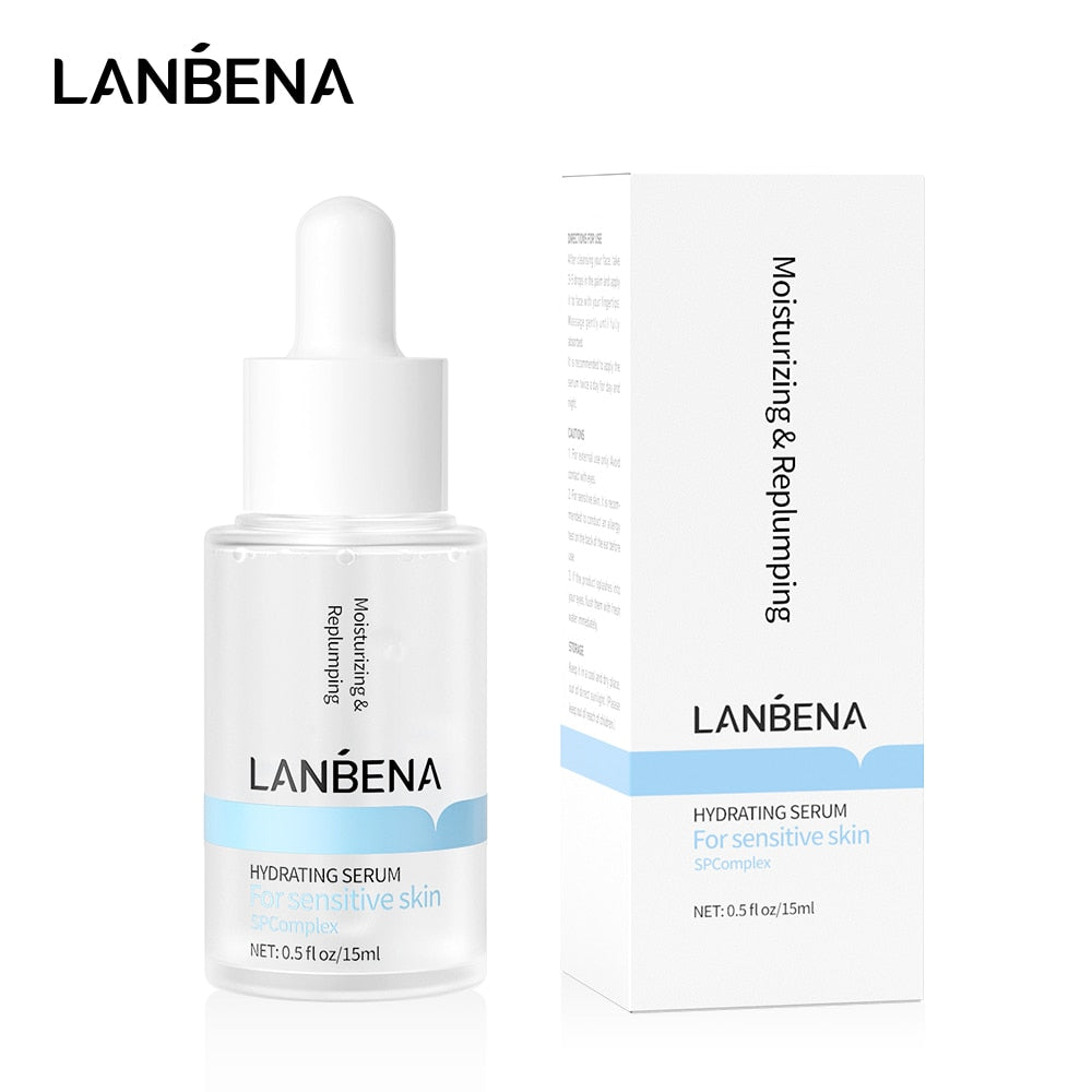 LANBENA Niacinamide Face Serum Facial Whitening Anti Aging Wrinkle Hyaluronic Acid Moisturizing Shrink Pores Serum Skin Essence - Executive-Skincare