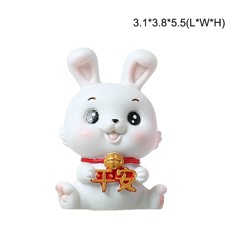 Chinese Lucky Wealth Waving Cat Gold Waving Hand Cat Home Decor Welcome Waving Cat Sculpture Statue Decor Car Ornament - Executive-Skincare