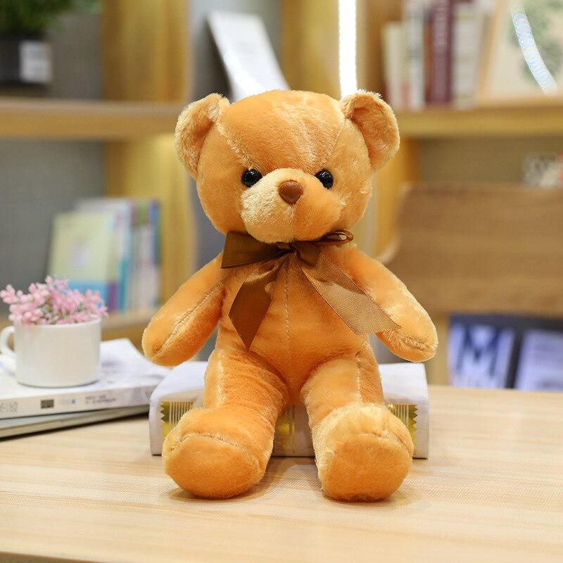 10 Colors 30cm Coloured Bear Plush Toys Stuffed Teddy Bear Soft Bear Wedding Gifts Baby Toy Birthday Gift Child Kids Brinquedos - Executive-Skincare