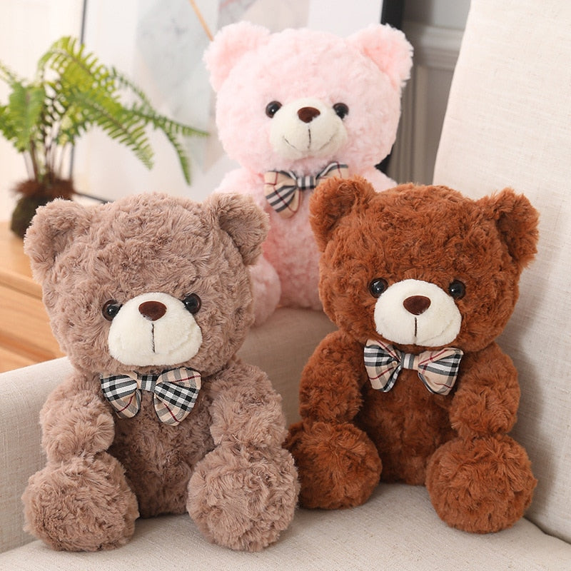 High Quality Cute Plush Teddy Bear Plush Pillow Lovely Bow-Knot Bears Plush Toys Stuffed Soft Animal Dolls Xmas Valentine&#39;s Gift - Executive-Skincare